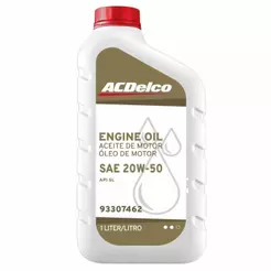 Óleo mineral motor SAE 20W50 API SL ACDelco 93307462