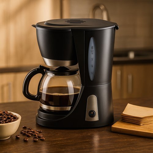 Cafeteira Automatica 30 Xicaras Capacidade Alta Preta 127v Cafeteira Eletrica