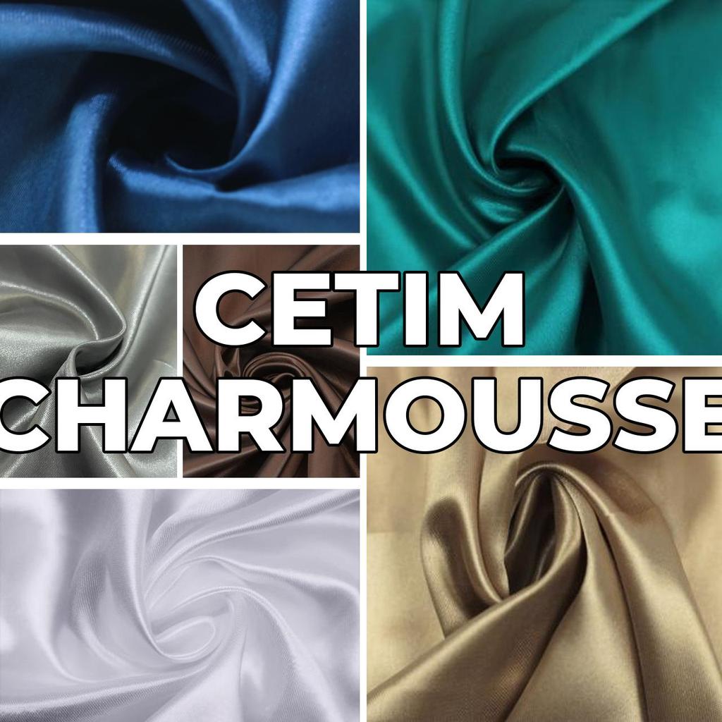 1 Metro Tecido Cetim Charmousse Liso Comum (1m x 1.45m)