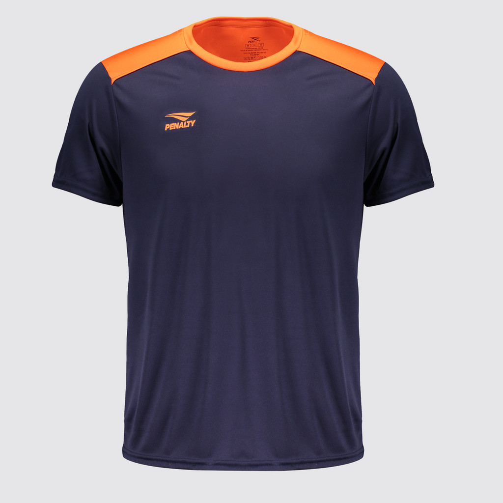 Camiseta Penalty Shoulder Azul e Laranja