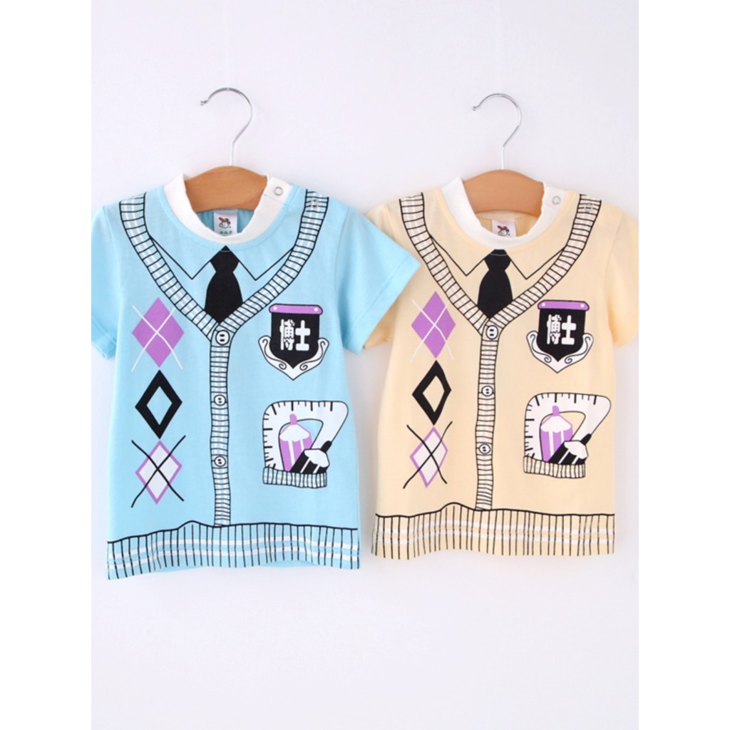AB roupa interior meninos crianças estudantes verão malha puro algodão em torno do pescoço impresso camiseta de manga cu