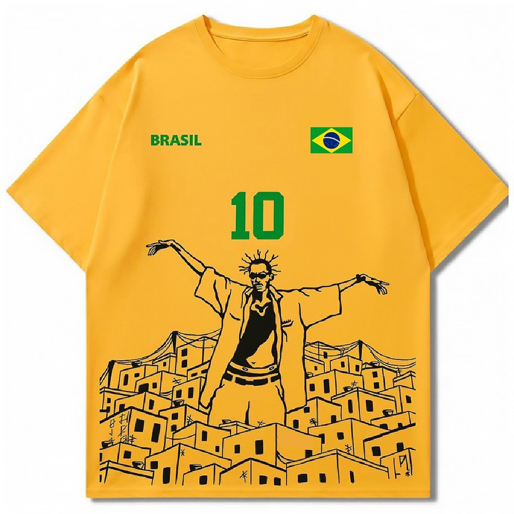 Camisa Sabotage Brasil Trap Style Academia Moda Estilo Copa Do Mundo Brasil