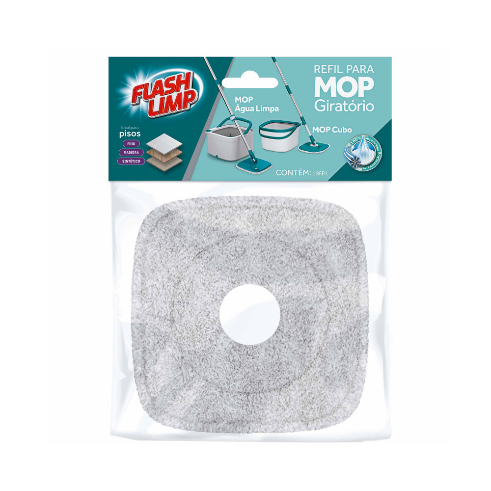 Refil Mop Giratorio Flash Limp Limpeza RMOP0648