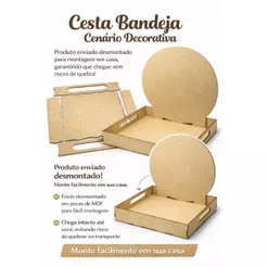 KIT 5, 10 E 20 UNIDADES BANDEJA CENARIO CESTA VARIAS OPÇÕES , ANIVERSÁRIO,DECORATIVA