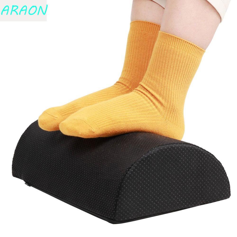 Apoio Para Os Pés Semicírculo ARAON , Travesseiro Ergonômico De Esponja , Escritório Antiderrapante Elástico Portátil R