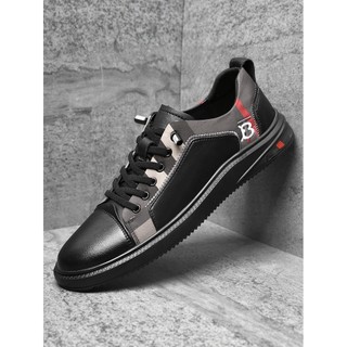 Primavera outono sapatos masculinos de couro genuíno sapatos de couro Casual tênis de couro macio sola macia britânico A
