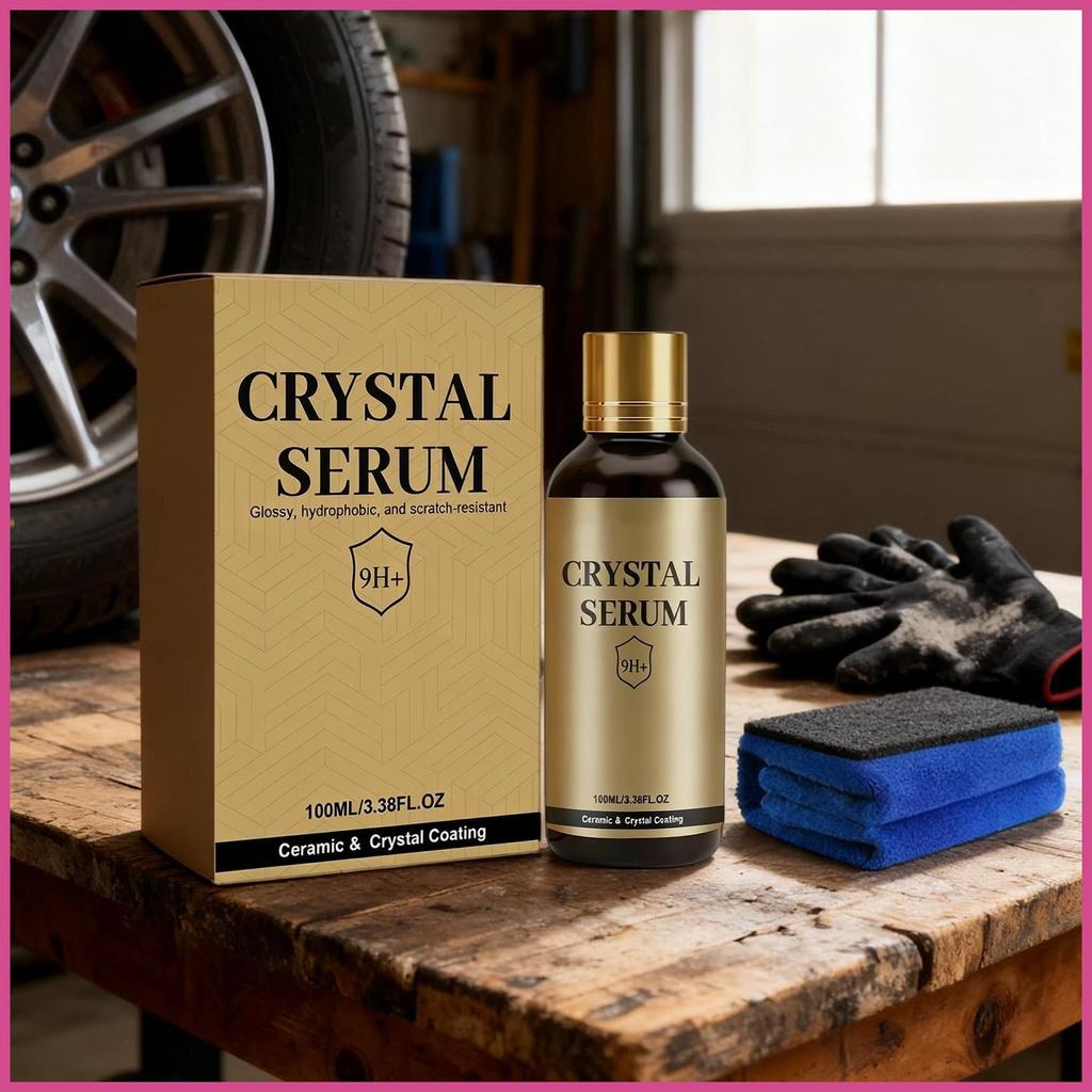 Revestimento Cerâmico Para Carros 100ml Pintura Brilho Profundo 9H Dureza Veículo Cristal Líquido Detalhamento mubow1br