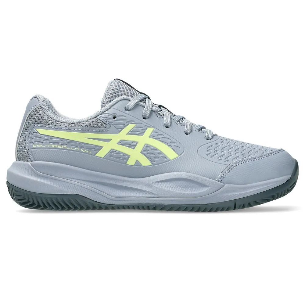 Tênis Asics Gel Resolution X GS Clay - Juvenil - Cinza Azulado