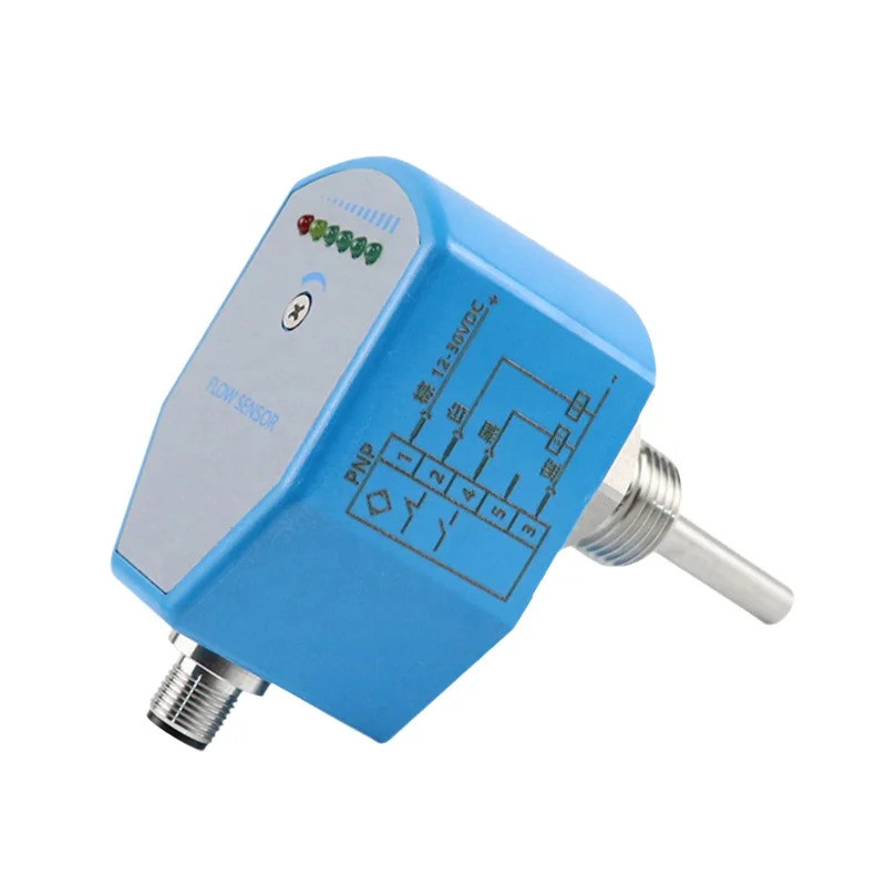 Relé Controlador De Interruptor De Fluxo Térmico Industrial De Alta Qualidade NPN PNP 4-20ma Indicador LED Sensor Plug-I