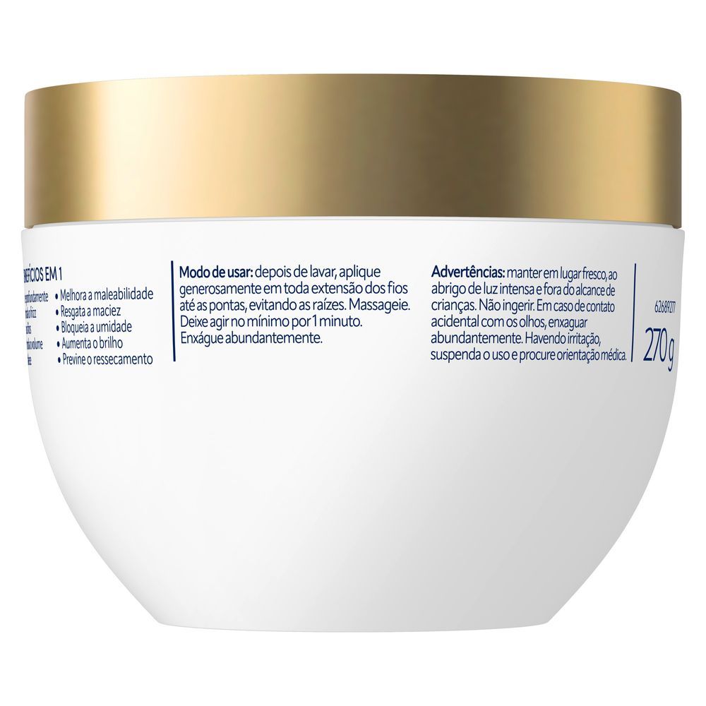 Detalhes do Máscara De Tratamento Dove 10 em 1 Nutrição 270g
