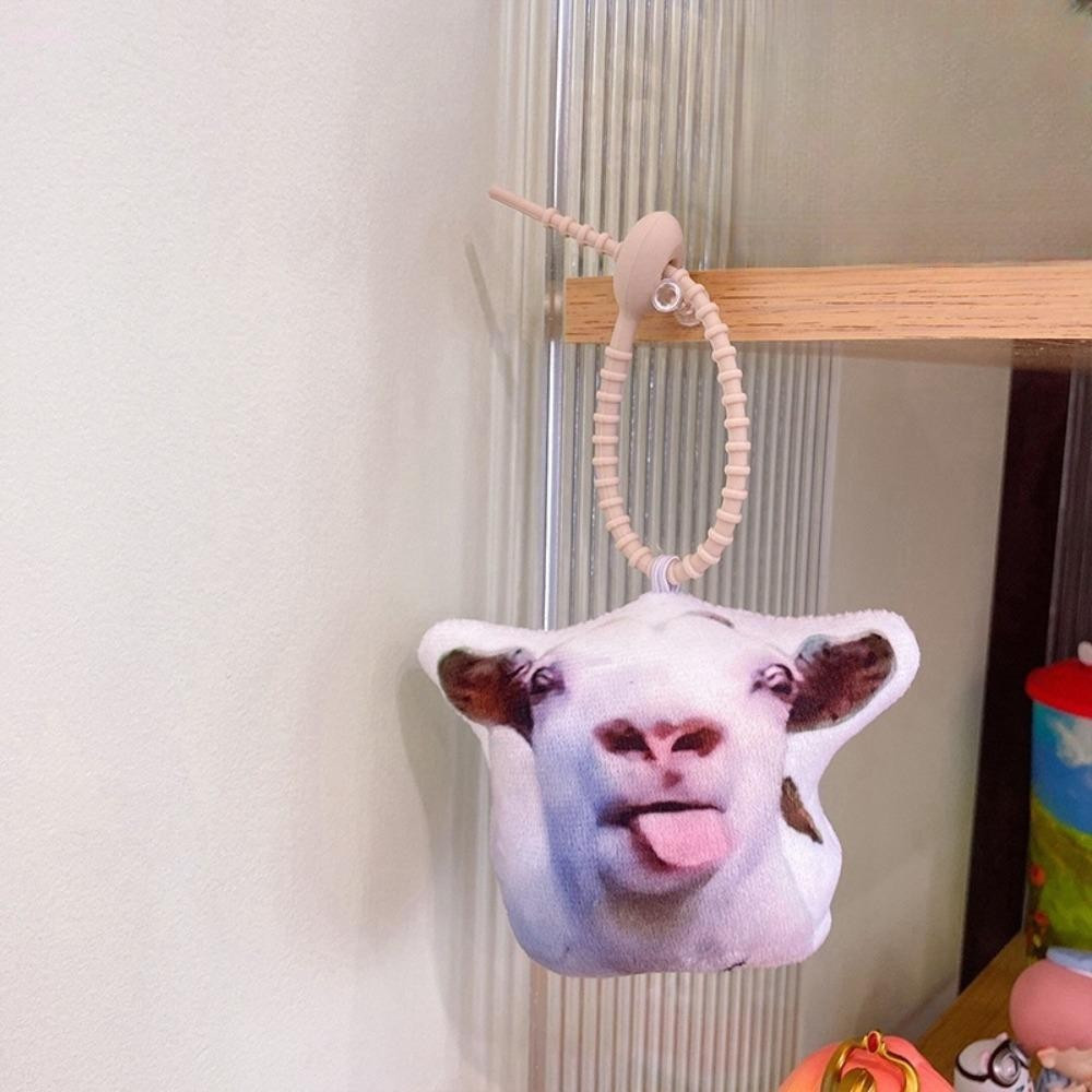 Chaveiro Emoji de Gato de Pelúcia Elétrica Oui Cat de Adam's Sound, Criativo e Engraçado Haha SED6