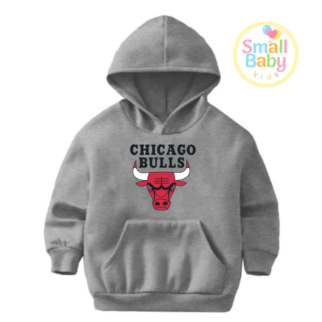 Blusa Moletom Infantl /Juvenil Unissex Times de Basquete USA Chicago Bulls