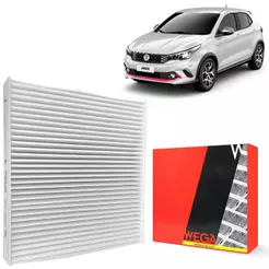 Filtro Cabine Ar Condicionado Fiat Argo 2018 A 2019 Wega