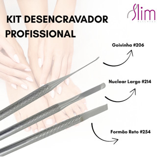 Kit Desencravador Slim - Manicure e Podologia - Profissional em Oferta na Shopee