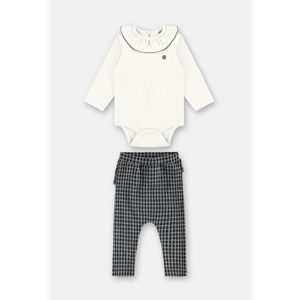 Conjunto Body e Calça Jacquard Up Baby