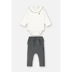 Conjunto Body e Calça Jacquard Up Baby