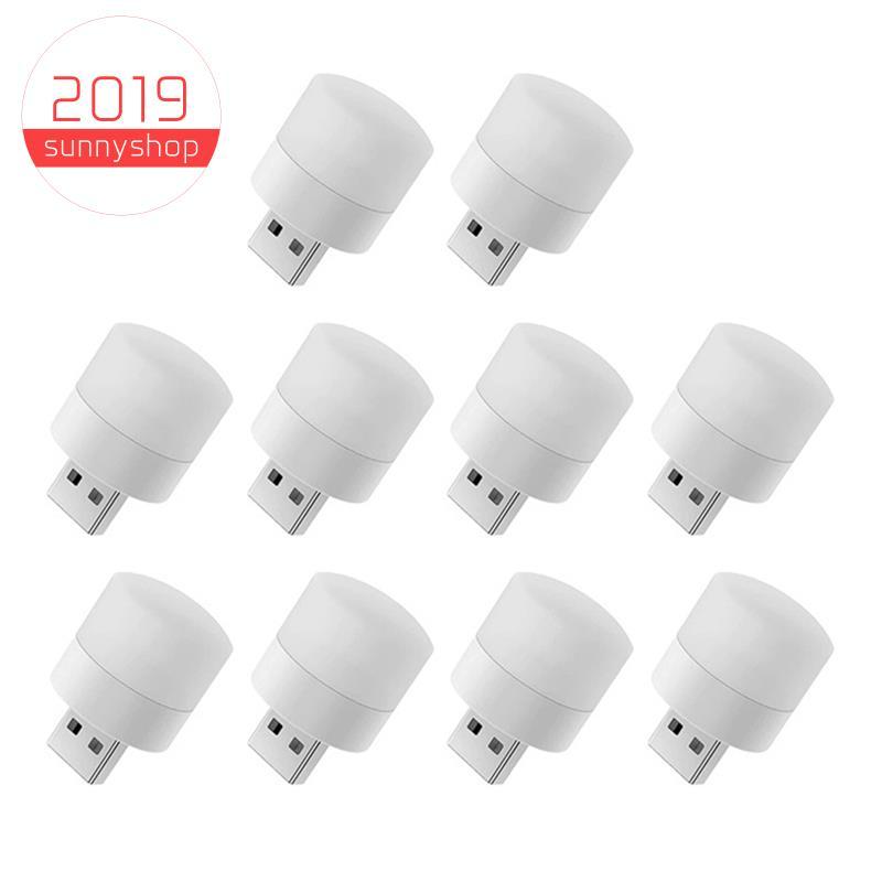 [Bestseller S] 10 Unidades Mini Luz Noturna Proteção Para Os Olhos Livro De Leitura Plugue USB Computador Energia Móvel 