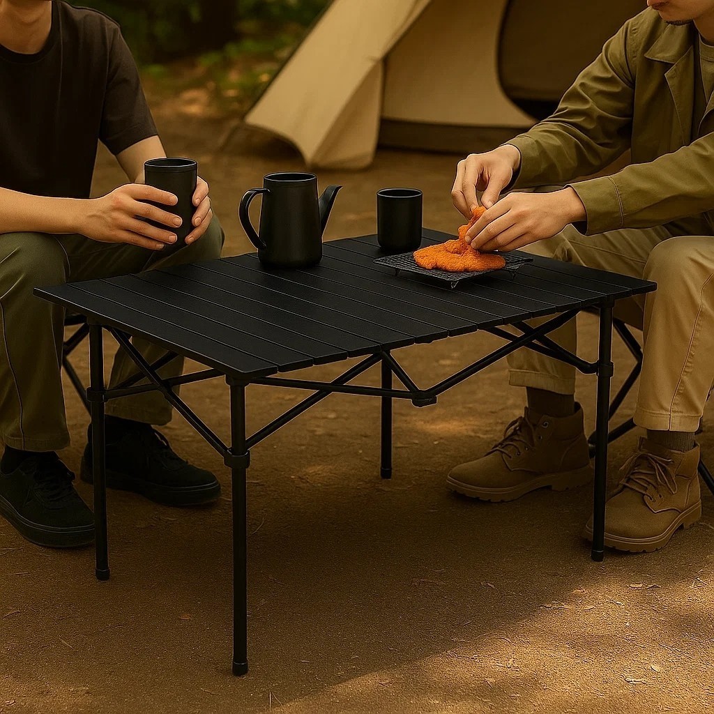 Mesa Dobrável Portátil Camping Praia Piquenique Comer Servir Almoço Janta Oferta
