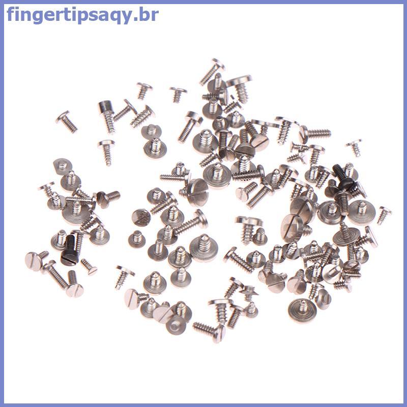 FINGE 100 Peças De Parafusos De Relógio De Vários Tamanhos Mistos De Precisão Minúscula Peça De Ferramentas De Reparo De
