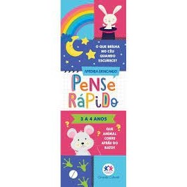 Pense rápido - 3 a 4 anos autor Paloma Blanca Alves Barbieri