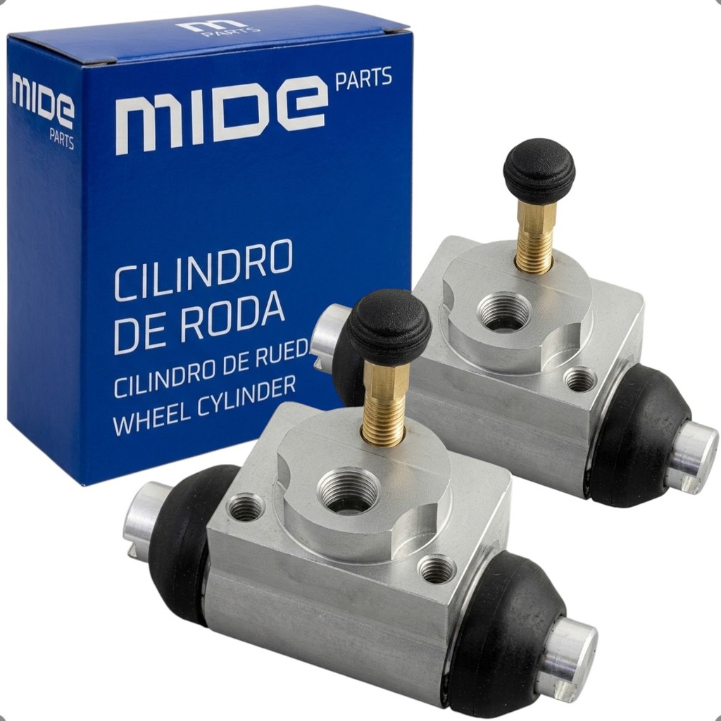 Par Cilindro De Roda Burrinho Freio Traseiro Para Citroën C3 Fiat Palio Siena Ford Ecosport Mide Parts 20,63mm 2un