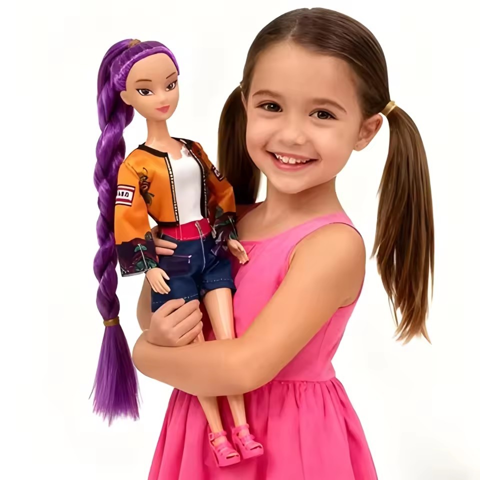 29cm Novo Brinquedo De Boneca Kpop Caçadores Figura De Ação Rumi Mira Zoey Linda Princesa Bebê Menina Plástico DIY Para