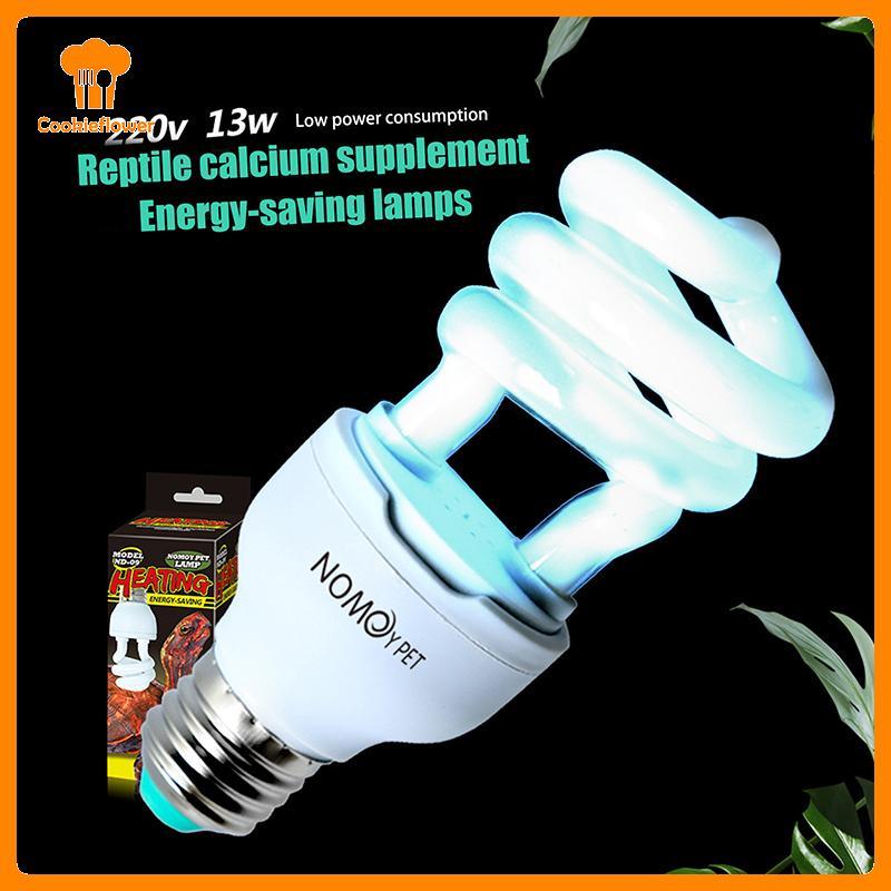 CKFR 1 Peça 13/26W Raios UV Economia De Energia Terrário Basking Luz 5.0 10.0 UVB Réptil Lâmpada Tartaruga Lagarto Cobra