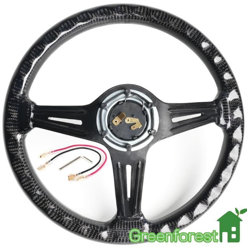 greenfor Elegante Luxo À Corrosão 14 Do Carro Trabalhado Fibra Carbono Sólido Gr Ergo