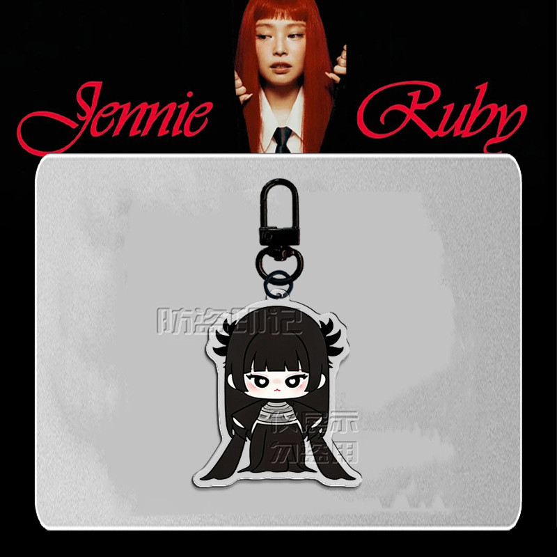 KPOP JENNIE Chaveiro Acrílico Dupla Face Pingente Bolsa Acessório — imagem 2 de 2