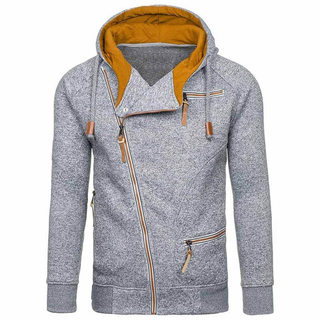 Suéteres Masculinos Com Cordão De Inverno Casual Slim Hip Hop