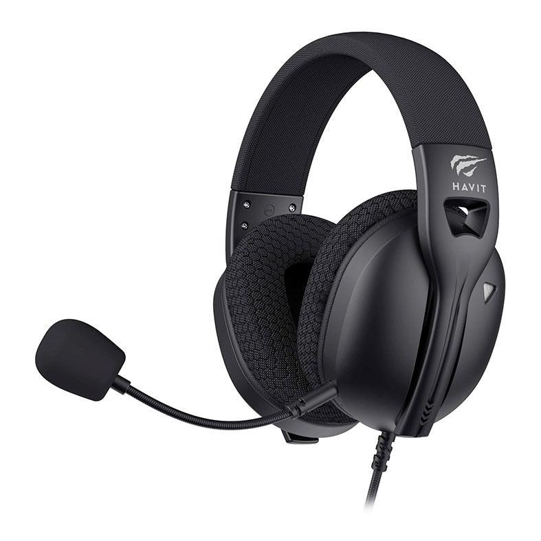 Headset Gamer Havit Fuxi- H5D, Drivers 50mm, Preto, HVGMH-FUXI-H5D-BK