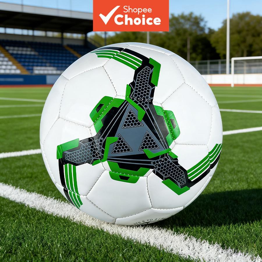 Bola de Futebol Tamanho 4/5 para Treinamento e Partidas, Equipamento Esportivo Durável para Uso ao Ar Livre