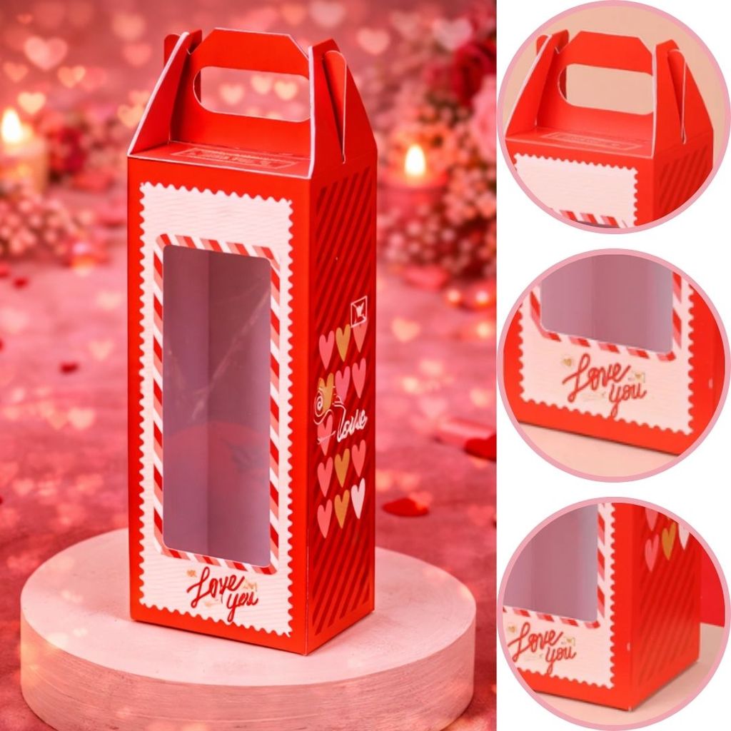 10 CAIXA PRESENTE 8X6,5X20CM C/ VISOR LOVE YOU 4984 ( DIA DOS NAMORADOS JANGO 2026 ) OUTLET
