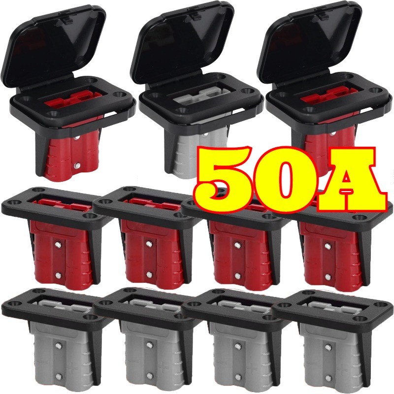 Conector Anderson 50A-Kit De Montagem De Painel Universal-Suporte De Instalação Integrado-Plugue De Conexão Rápida Da Ba