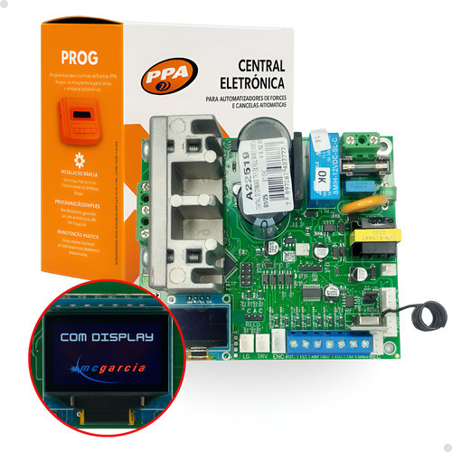 Central De Comando Para Motor De Portão Ppa Triflex Full Range Bivolt