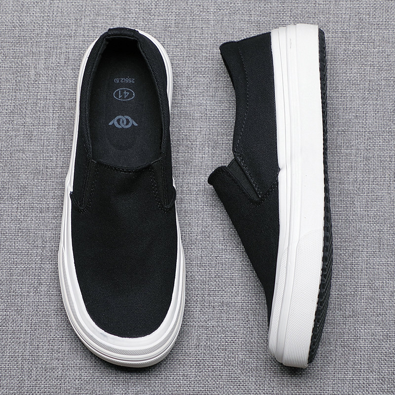 Sapatos de lona sapatos masculinos 2026 novo estilo primavera respirável sapatos casuais masculinos pessoas preguiçosas