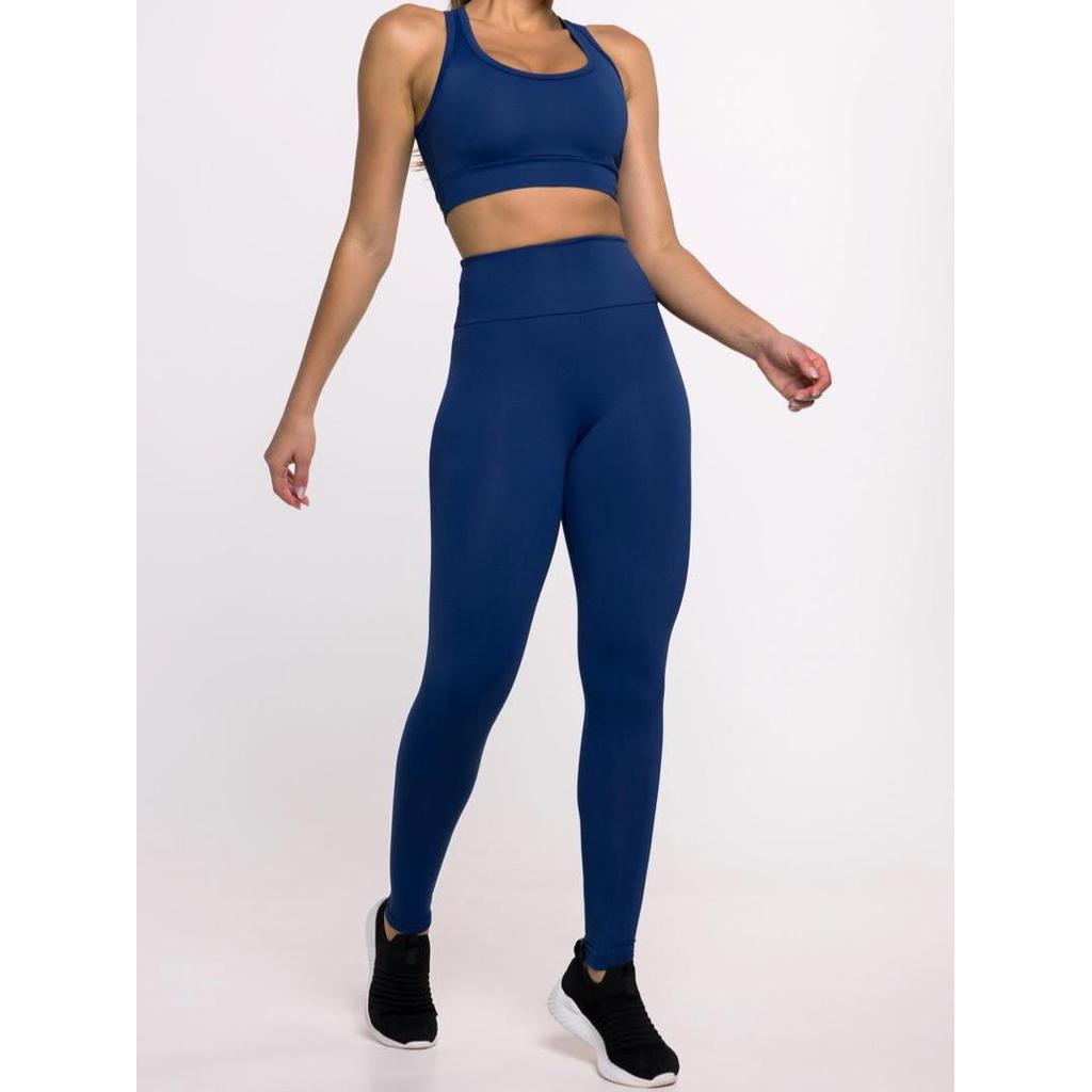 Calças Legging Suplex Levanta Bumbum Anti Transparência Cintura Alta Fitness Academia