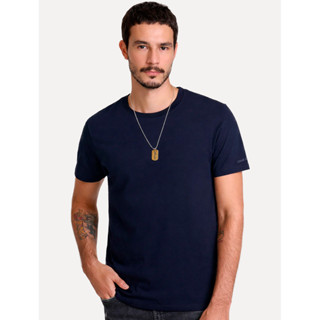 Camiseta John John Masculina Slim Fit Simple Azul Marinho 41.54.1019 48 em Oferta na Shopee