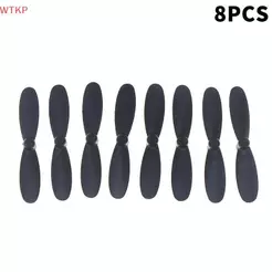 8 Peças 42mm Adereços Para Sobressalentes 4D RC V8 Mini Brinquedo R/C Quadcopter Kit De Hélice