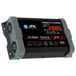 FONTE 24V 35 Ah JFA CARREGADOR DE BATERIA STORM TRUCK 35A