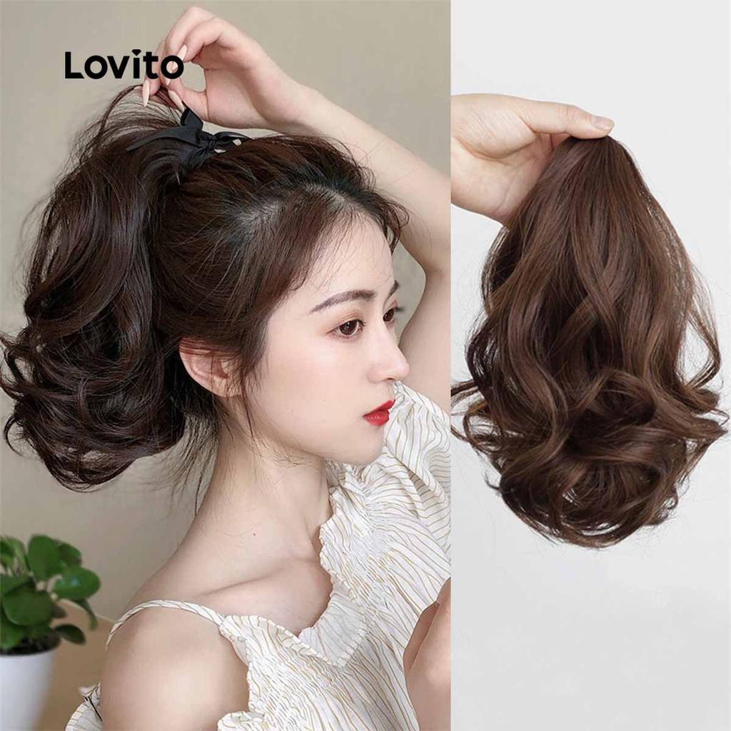 Lovito Perucas Simples LCS31A113 em Oferta na Shopee