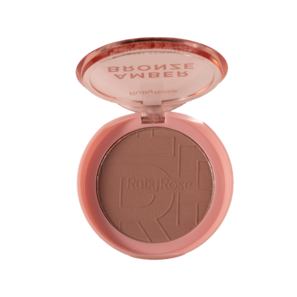 Bronzer Compacto Amber Ruby Rose Honey Glow HBM 202-2 em Oferta na Shopee
