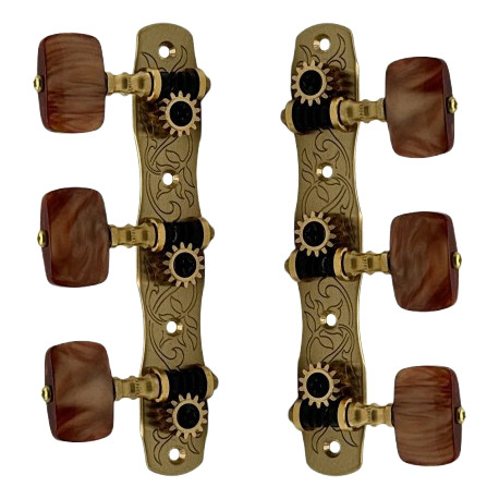 Tarraxa Gotoh P/ Violão Clássico Nylon Dourada 35g1800sb-1r
