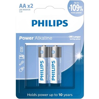 Pilha Philips Original Alcalina Aa 1.5v Lr6p2b/59 C/2 Und - ENVIO IMEDIATO em Oferta na Shopee