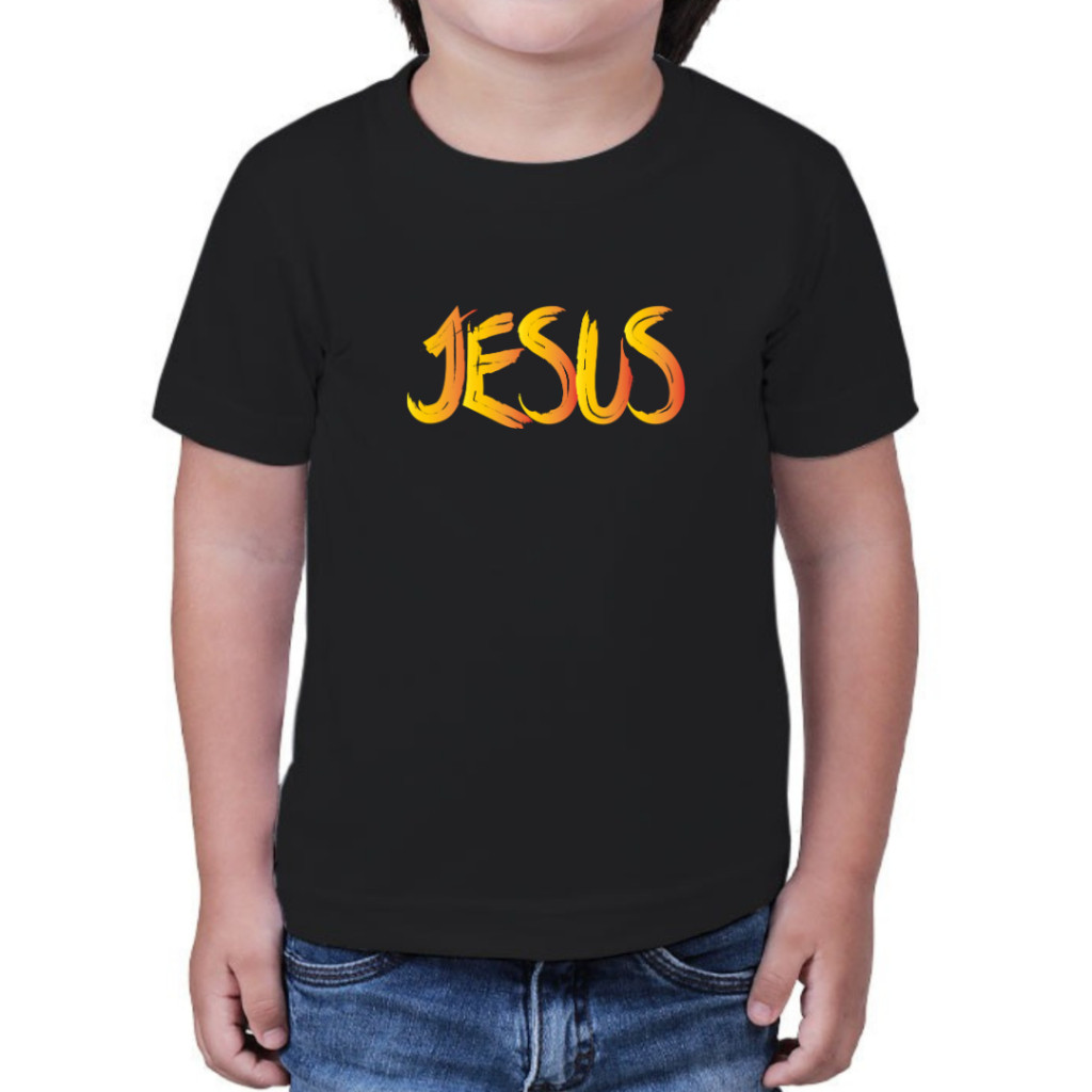 Camiseta Infantil Juvenil Unissex Jesus Relogiosa camisa infantil cristã em promoção