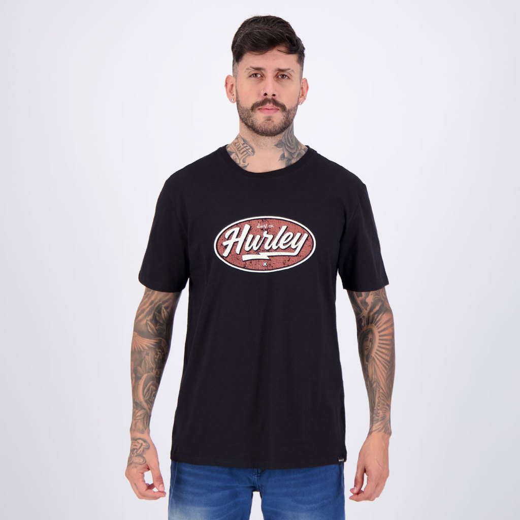 Camiseta Hurley Signature Preta