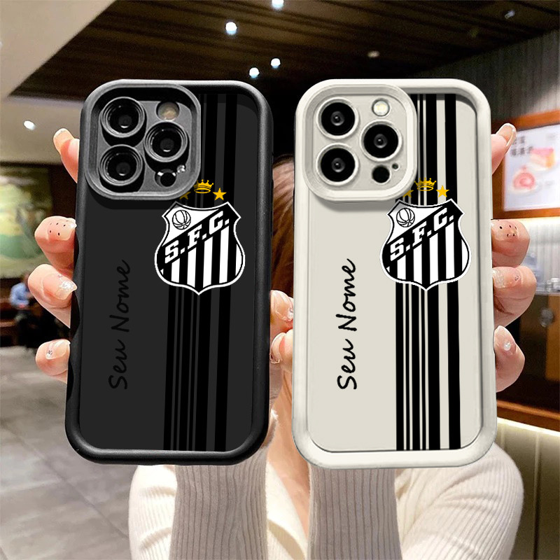 Capinha de personalizada Santos Football Club para Xiaomi Redmi 12 13C note 12 10 9 8 11 13 POCO X5 X6 PRO anti impacto em Oferta na Shopee