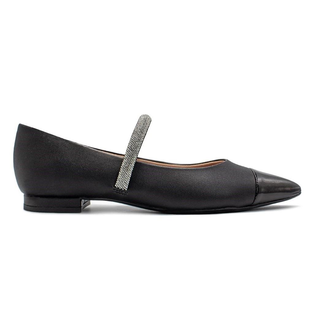 Sapatilha Vizzano Feminina Tira de Strass Bico Fino de Verniz 1206.292 em Oferta na Shopee