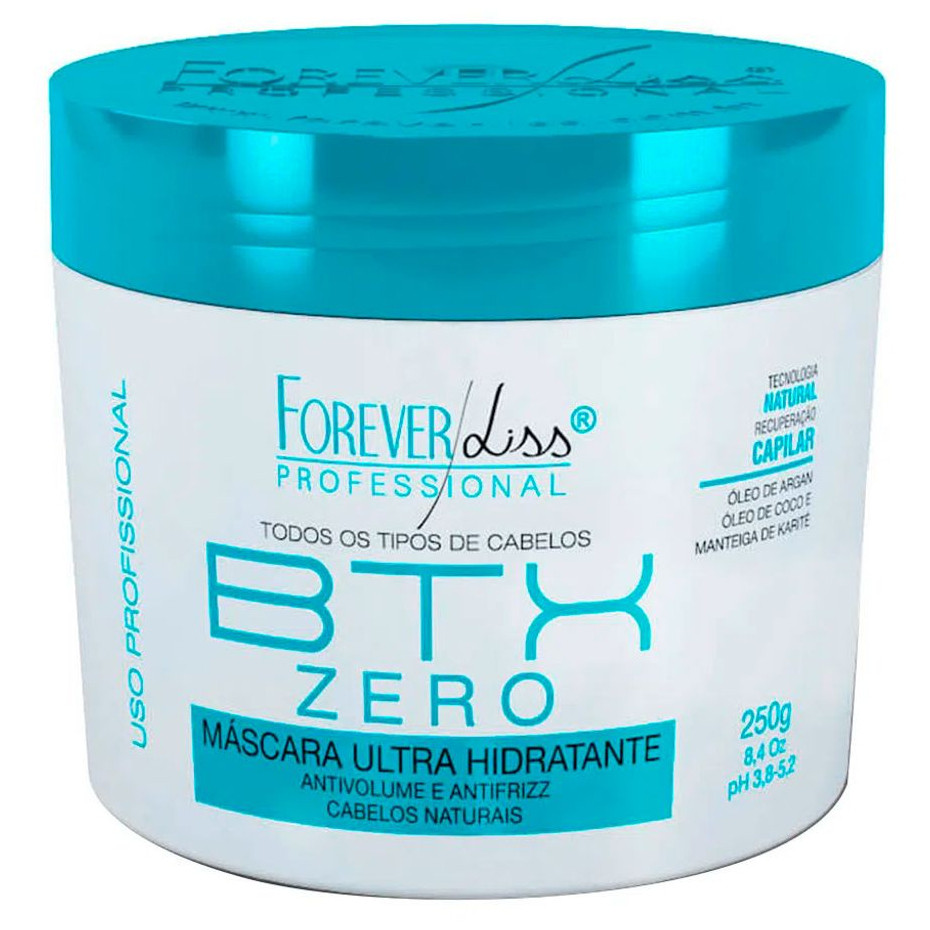 Forever Liss Btx Capilar Volume Zero 250g Realinhamento Capilar