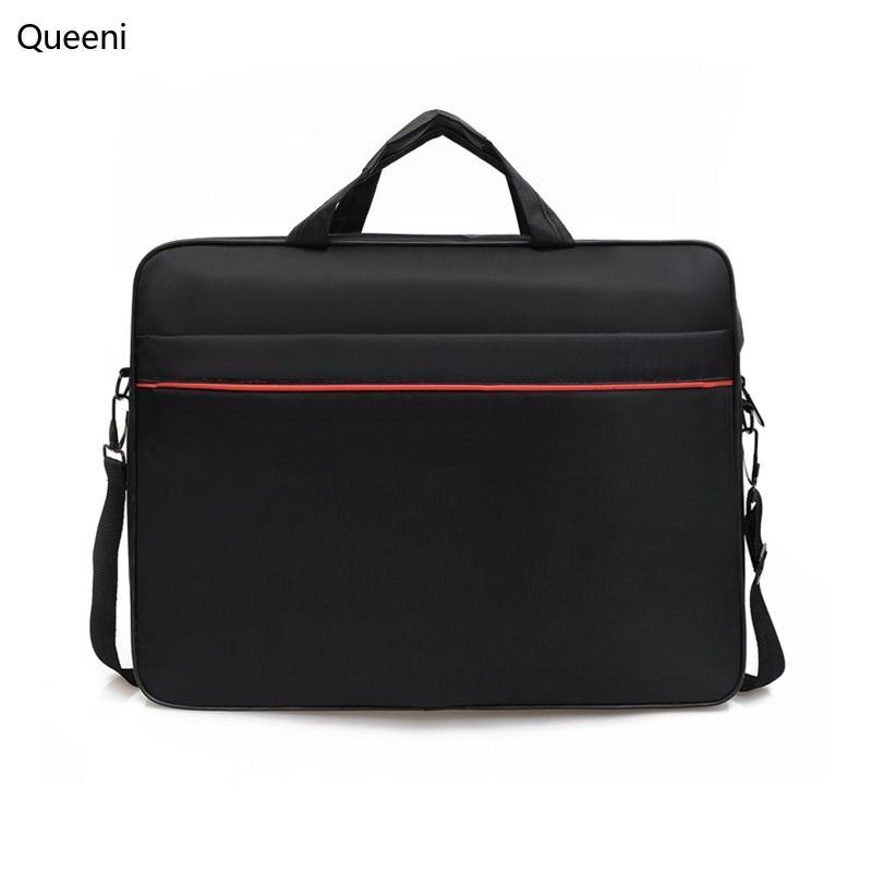 Queeni 15 6 Polegada Bolsa Ombro Para Laptop Durável Negócios Casual Escolar Computador Notebook À Prova C